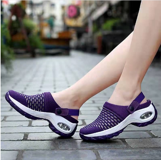 Mesh, mesh fabric, foot cover, plus size slippers, half support sandals, double-sided wear