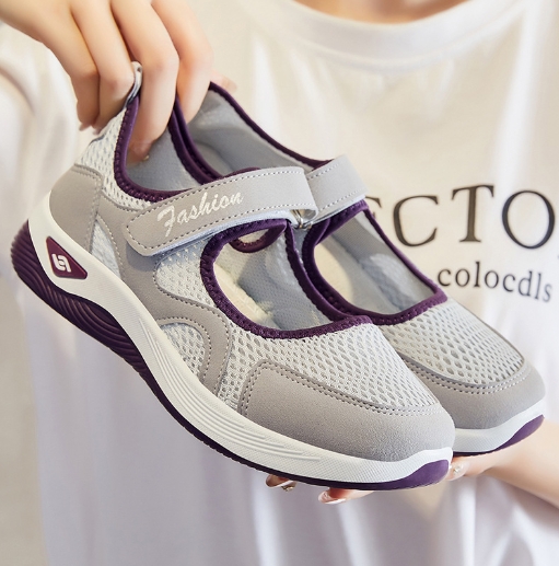 Middle aged and elderly Velcro casual women's shoes shoes for women