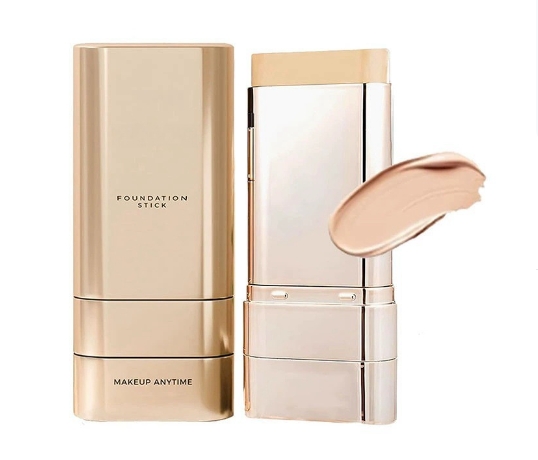 The foundation make-up stick is light and thin, lasting, refreshing, and does not take off makeup