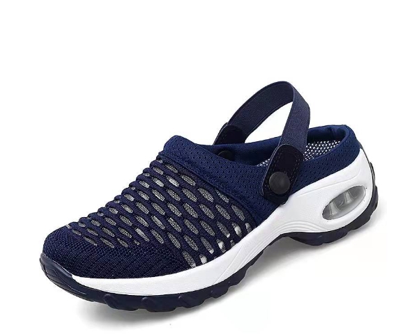 Mesh, mesh fabric, foot cover, plus size slippers, half support sandals, double-sided wear