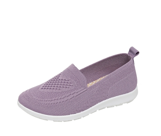 Breathable flat casual shoes for middle-aged and elderly mothers