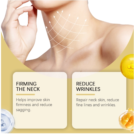 Lift and fade neck wrinkles, deeply nourish and absorb easily, massage and soothe the skin
