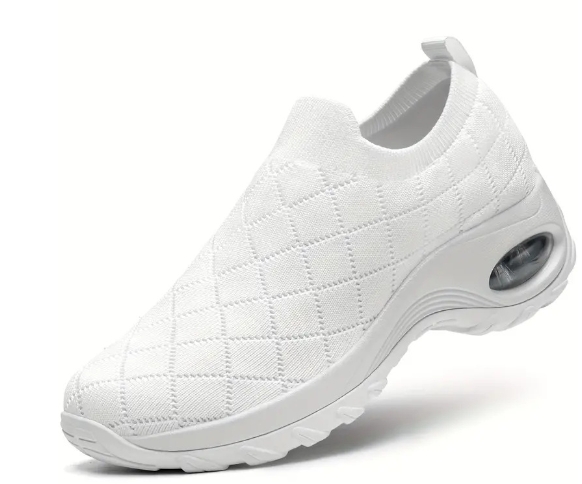 Fly woven socks, one foot casual shoes, breathable and simple air cushion sports shoes