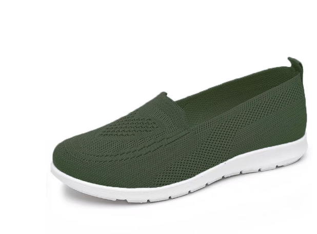 Breathable flat casual shoes for middle-aged and elderly mothers