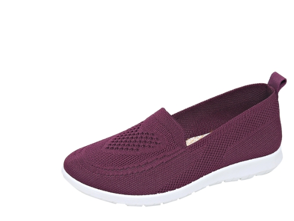 Breathable flat casual shoes for middle-aged and elderly mothers