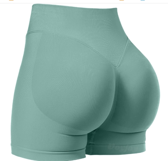 Tight fitting high waisted hip lifting yoga pants with seamless breathability and quick drying