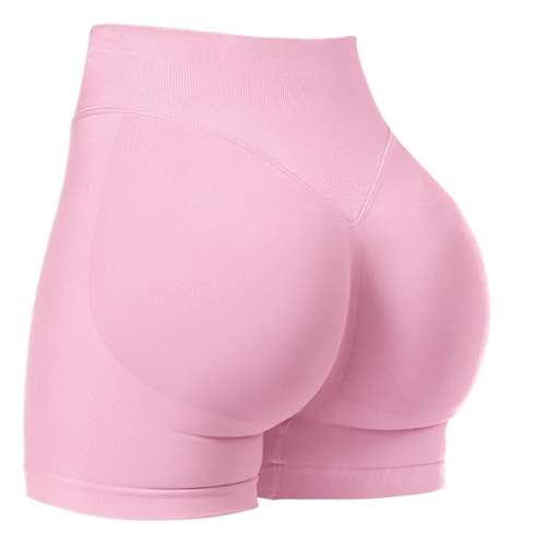 Tight fitting high waisted hip lifting yoga pants with seamless breathability and quick drying