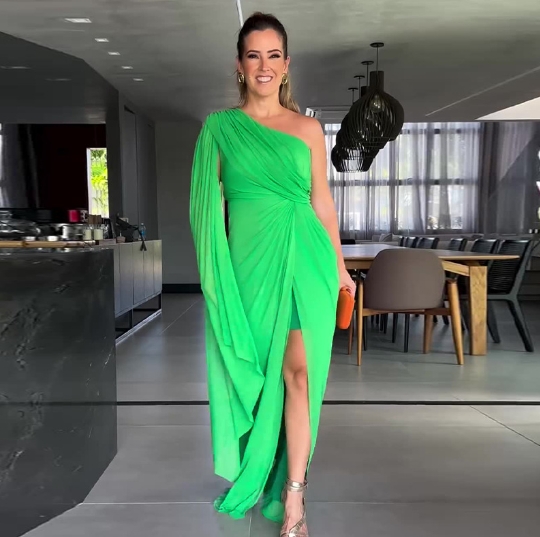 Women's light mature style solid color fashionable raglan sleeve slit dress