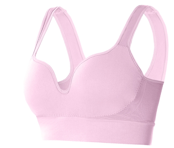 Mesh mesh breathable sports bra yoga fitness plus plus fat hollow back without steel ring underwear