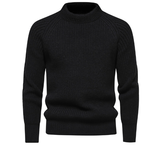 Men's thick sweater, European and American youth winter warm pullover sweater, knitted wool sweater