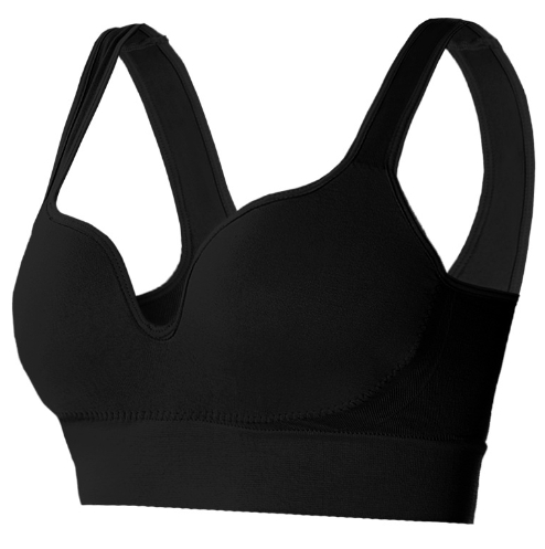 Mesh mesh breathable sports bra yoga fitness plus plus fat hollow back without steel ring underwear