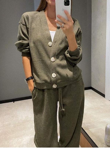 Hot selling casual sports suit cardigan top women's clothing