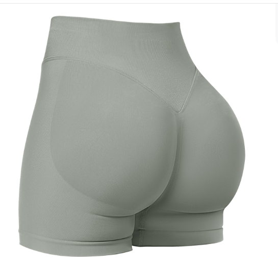 Tight fitting high waisted hip lifting yoga pants with seamless breathability and quick drying