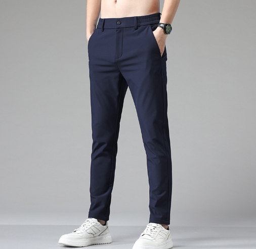 Summer thin pants straight tube loose sports quick drying trendy brand pants for men