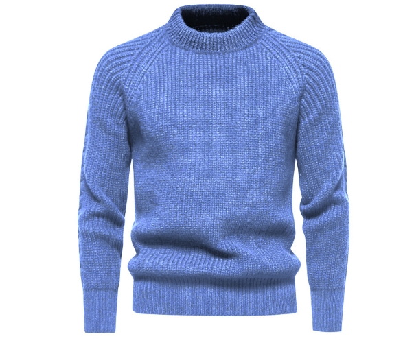 Men's thick sweater, European and American youth winter warm pullover sweater, knitted wool sweater