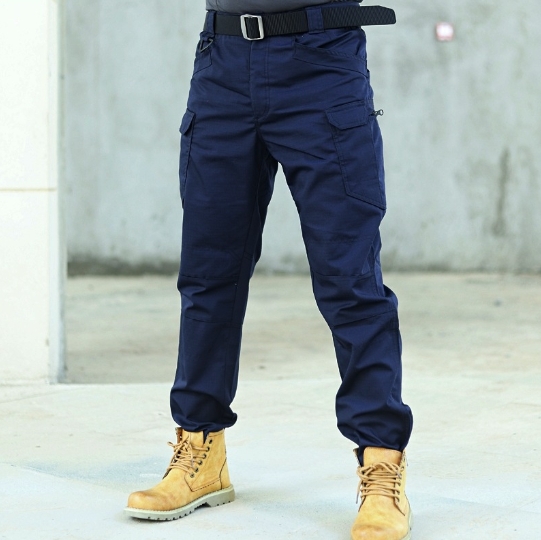 Outdoor tactical camouflage pants for male army fans, waterproof and wear-resistant pants