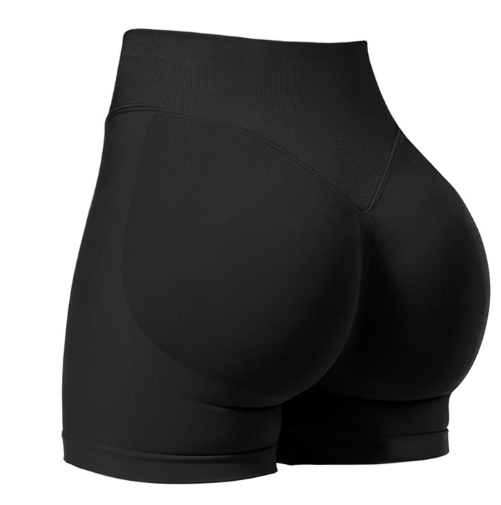 Tight fitting high waisted hip lifting yoga pants with seamless breathability and quick drying