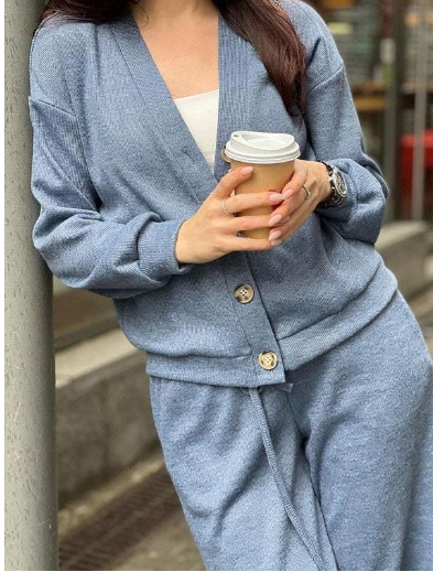 Hot selling casual sports suit cardigan top women's clothing
