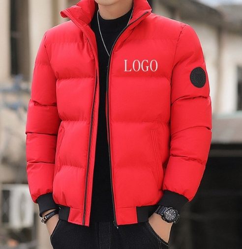 Plush and Thick Trendy Korean Student Coat Winter Coat Cotton Coat Men's Silk Cotton Coat