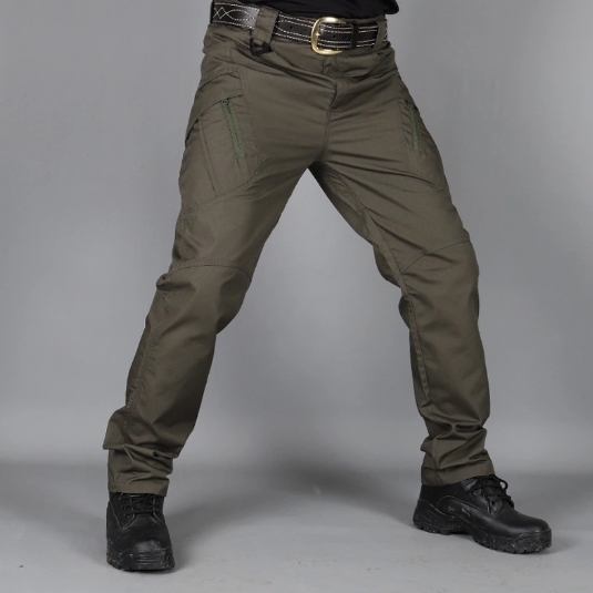 Outdoor tactical camouflage pants for male army fans, waterproof and wear-resistant pants
