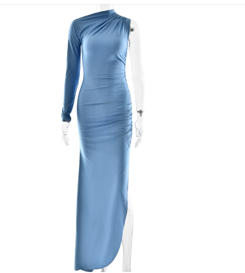Pure desire sleeveless spicy girl pleated slim fit coat with a dress underneath