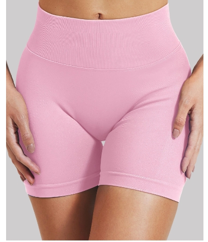 Tight fitting high waisted hip lifting yoga pants with seamless breathability and quick drying