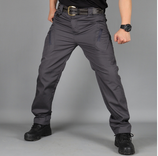 Outdoor tactical camouflage pants for male army fans, waterproof and wear-resistant pants