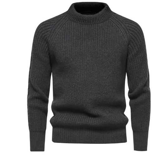 Men's thick sweater, European and American youth winter warm pullover sweater, knitted wool sweater