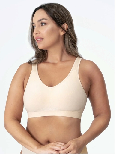 Large size shiny silk vest, body shaping without steel ring bra, women's large chest without marks