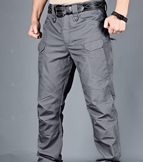 Outdoor tactical camouflage pants for male army fans, waterproof and wear-resistant pants