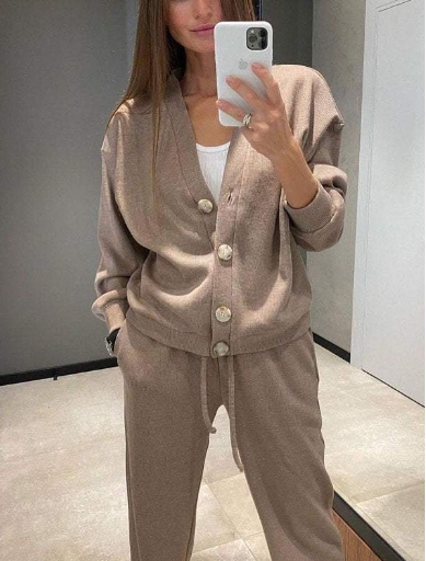 Hot selling casual sports suit cardigan top women's clothing