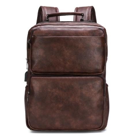 Men's Business Backpack Handheld Single Shoulder Double Back Casual Big Bag