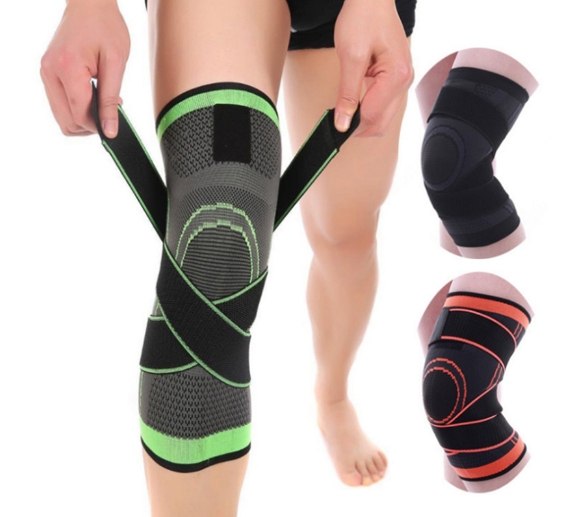 Mountaineering, running, cycling sports leg guards, nylon anti slip breathable knee pads