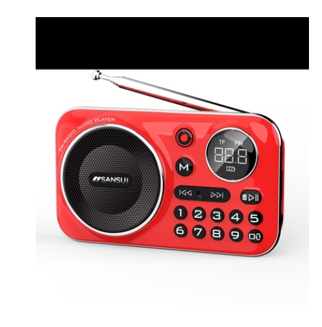 Bluetooth card insertion, USB flash drive, radio, portable music player for the elderly