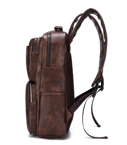 Men's Business Backpack Handheld Single Shoulder Double Back Casual Big Bag