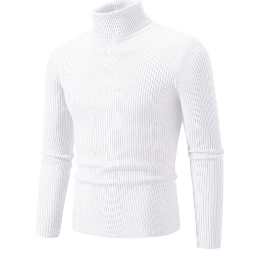 High neck base sweater for men, casual wear for men, slim fit knit sweater