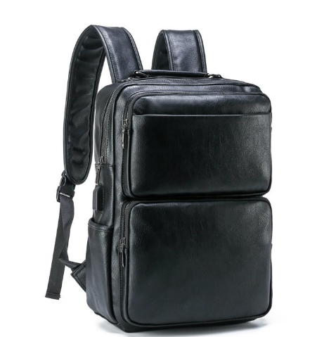 Men's Business Backpack Handheld Single Shoulder Double Back Casual Big Bag