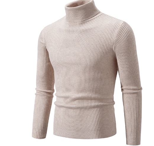 High neck base sweater for men, casual wear for men, slim fit knit sweater