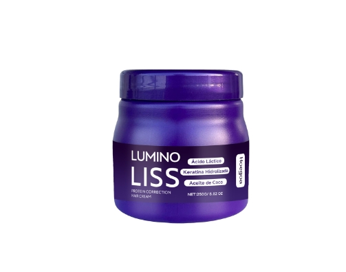 Protein straightening cream nourishes and softens hair, creating silky and flowing hair