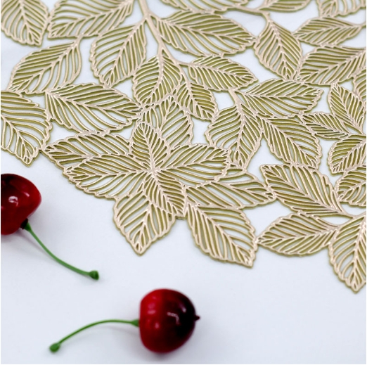 PVC placemat creative waterproof, oil proof, and heat-resistant