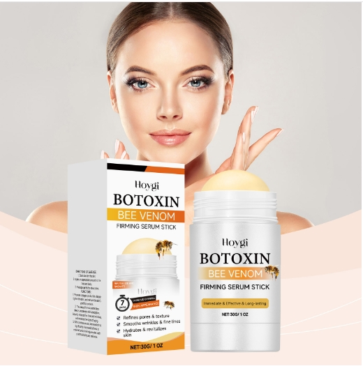 Gentle moisturizing and hydrating neck and facial contour care stick
