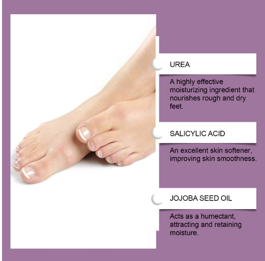 Gentle nourishing care for hand and foot skin, cleansing keratin care stick