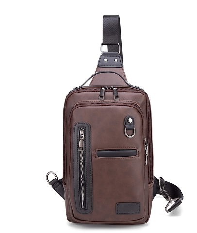 Fashionable and casual new men's shoulder bag crossbody