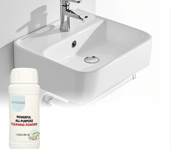 Household kitchen cleaning, stain and scale removal, gentle and clean cleaning powder
