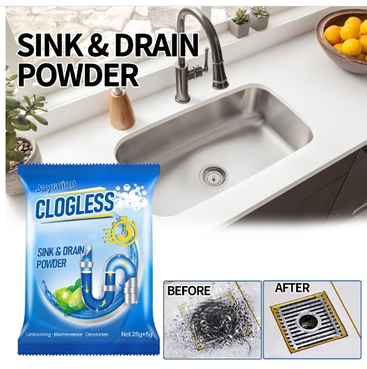 Sewer, toilet, kitchen blockage, pipeline dredging, cleaning powder