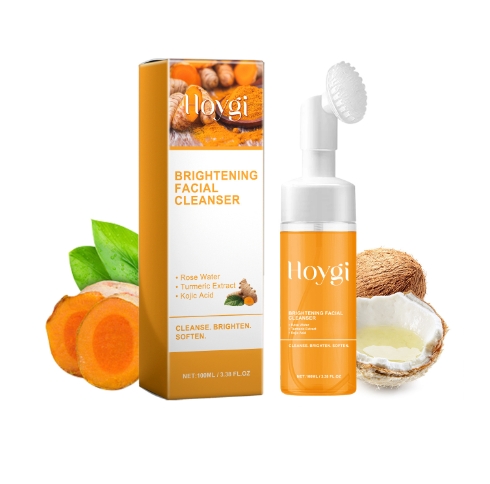 Turmeric facial cleanser deeply cleanses facial skin, cares for acne scars, and moisturizes