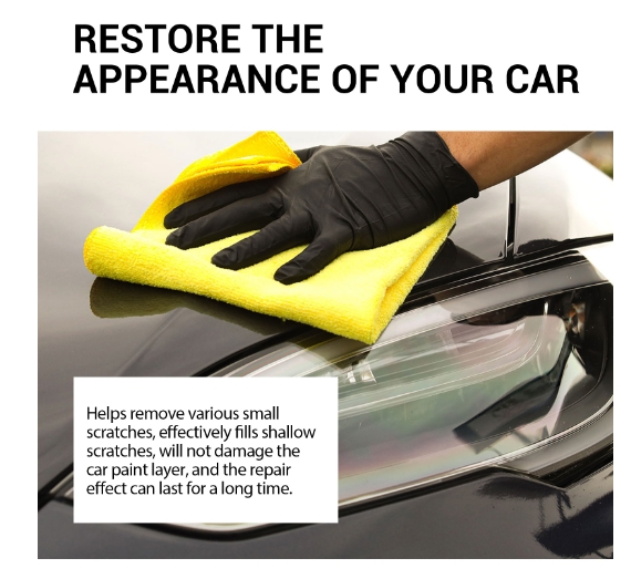Car repair care, paint surface maintenance, refurbishment, cleaning, brightening, car scratch care cream