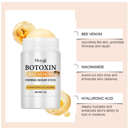Gentle moisturizing and hydrating neck and facial contour care stick