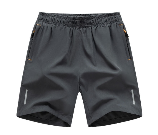 Large casual shorts for men in summer, with added fat and loose fit, breathable sports pants