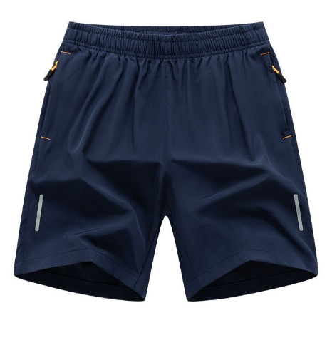 Large casual shorts for men in summer, with added fat and loose fit, breathable sports pants
